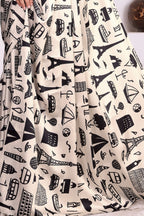 Avanti — Urban City Mono Satin Silk Printed Saree