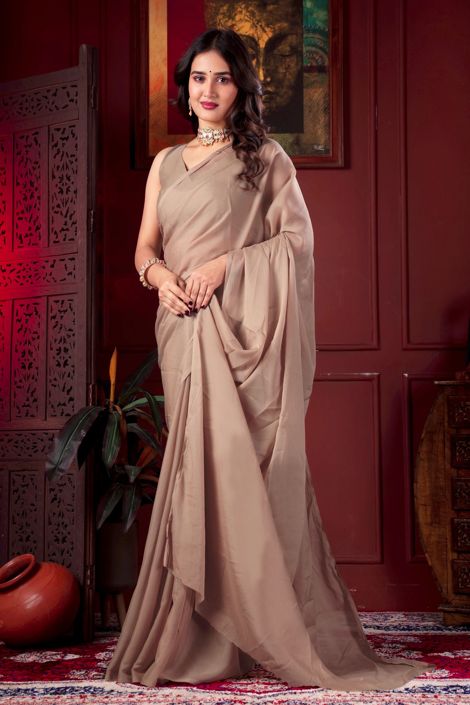Ishitha — Soft Drape Evening Star Georgette Saree