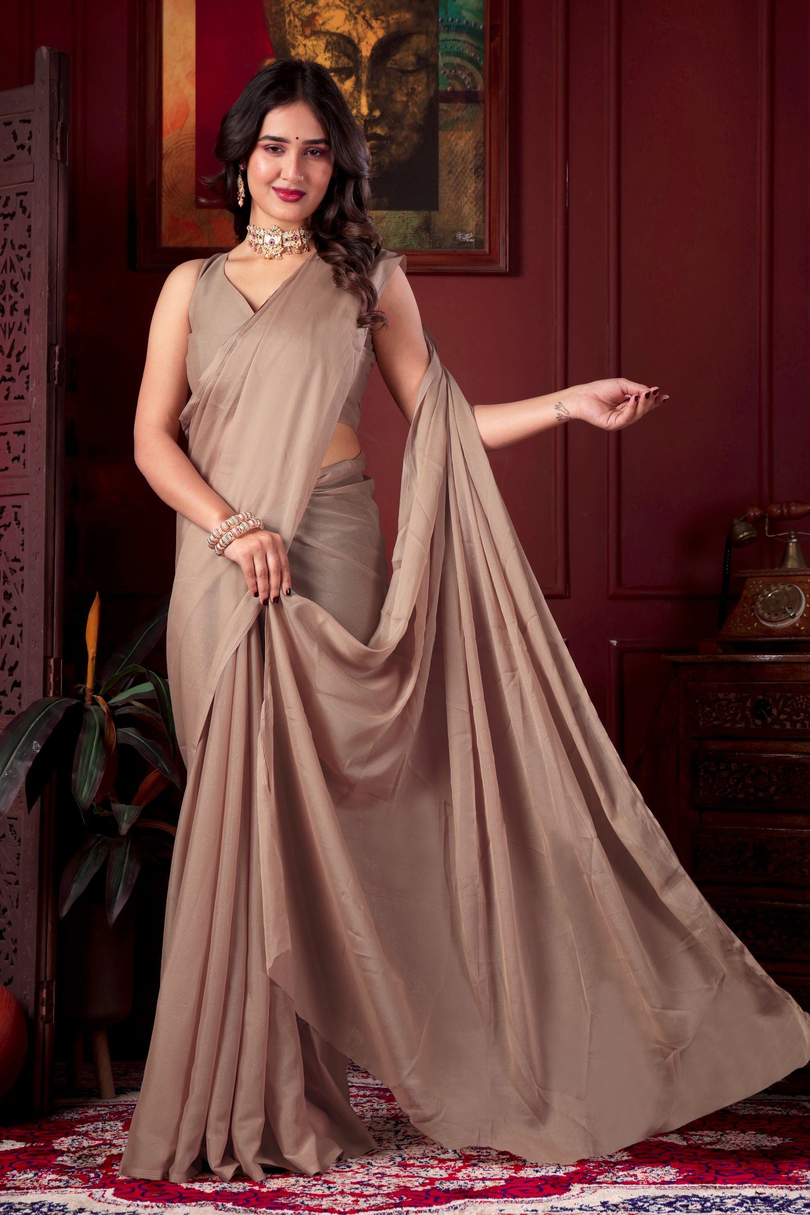Ishitha — Soft Drape Evening Star Georgette Saree