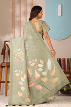 Vasant — Shades of Spring Mull Cotton Saree