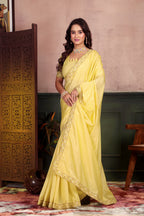 Pitambari — Sunehri Simar Silk Embroidered Saree