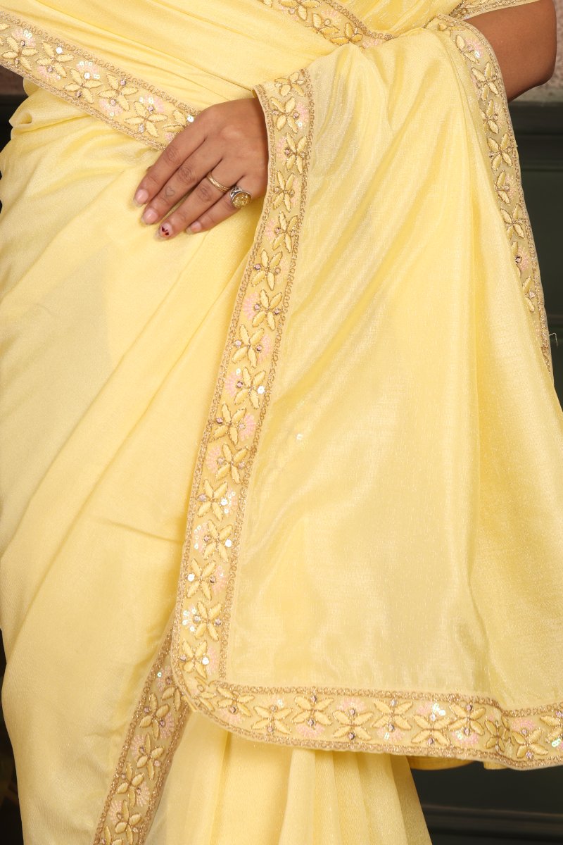 Pitambari — Sunehri Simar Silk Embroidered Saree