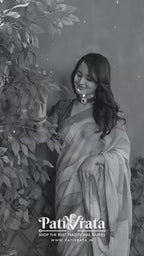 Sharvani — Earth Toned Abstract Pattern Georgette Saree